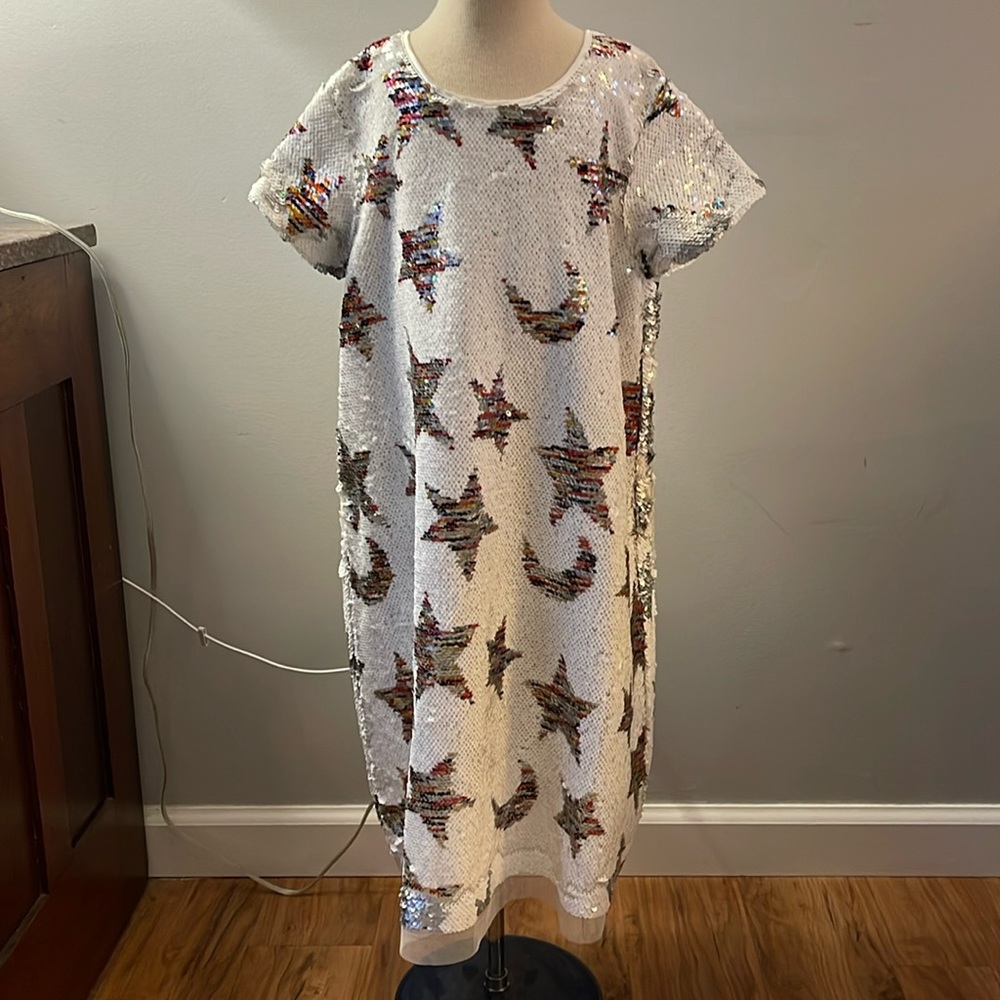 Halabaloo Moon and Stars Sequin dress size 8